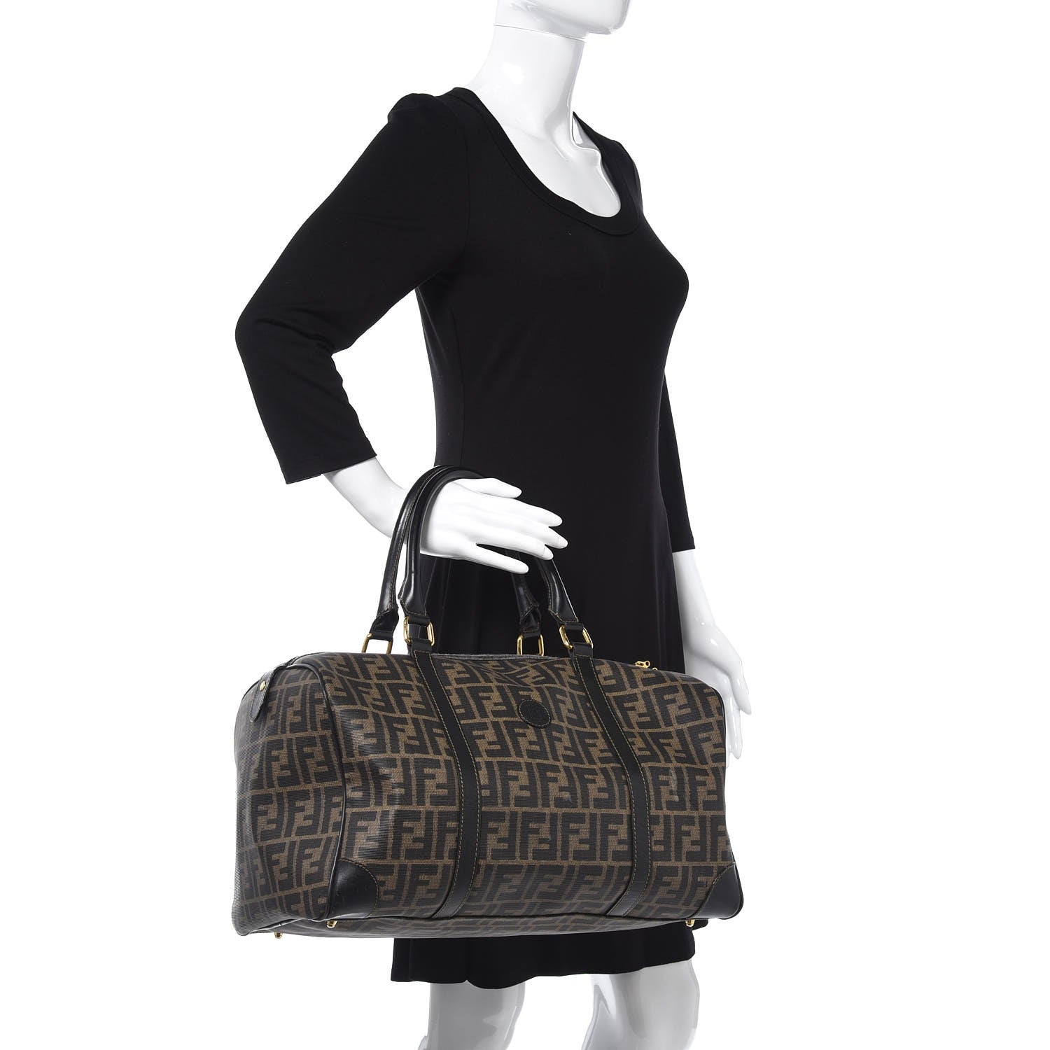 Fendi Zucca Spalmati Duffle Tobacco 2 of 16