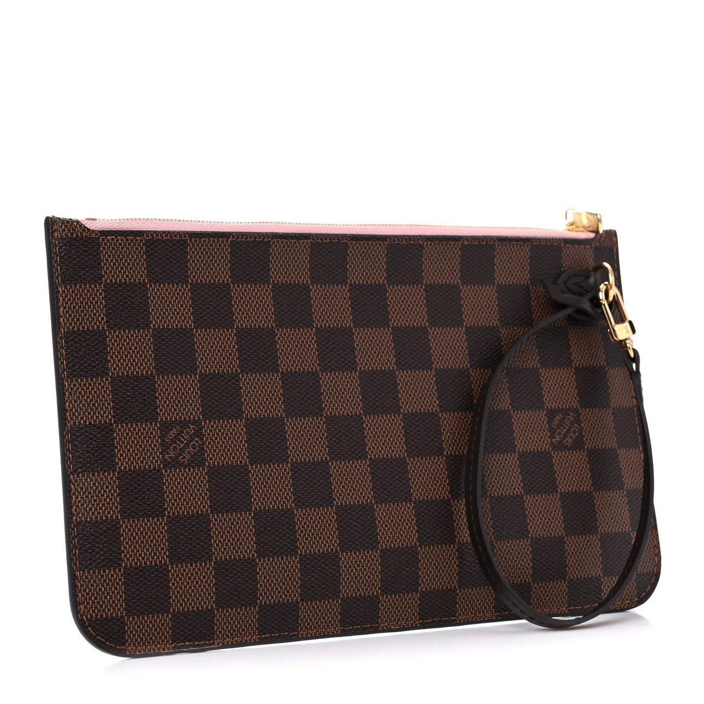 Damier Ebene Neverfull MM GM Pochette Rose Ballerine