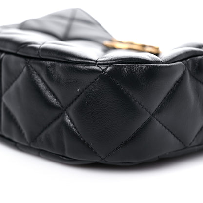 Chanel Lambskin Quilted Small Chain Hobo Black 8 of 11
