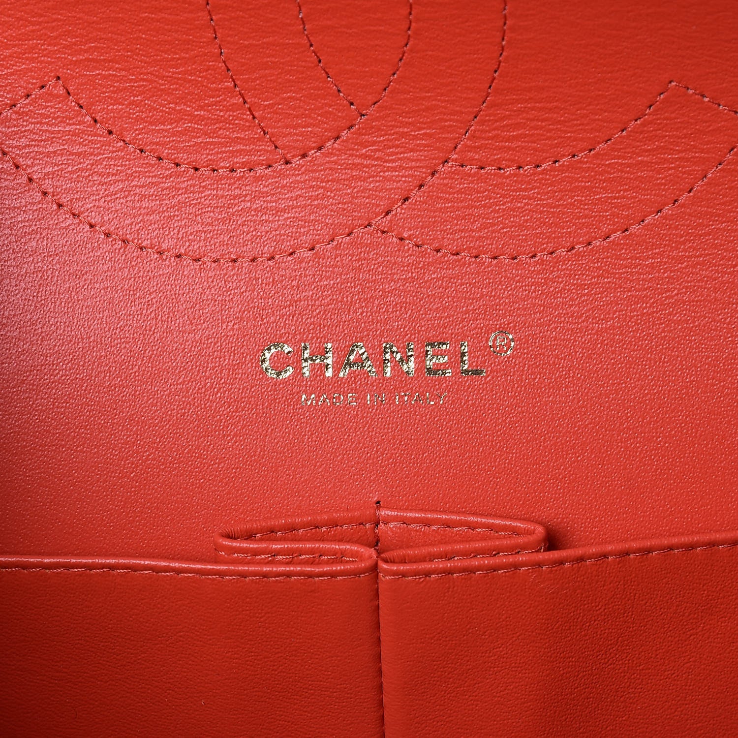 Chanel Caviar Quilted Jumbo Double Flap Red 6 of 10
