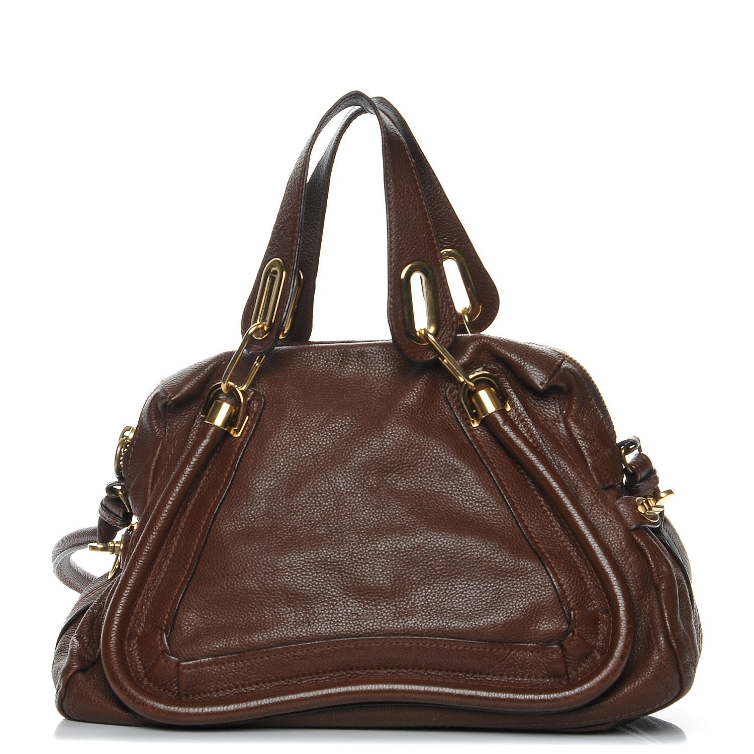 Chloe Calfskin Medium Paraty Chocolate 1 of 10