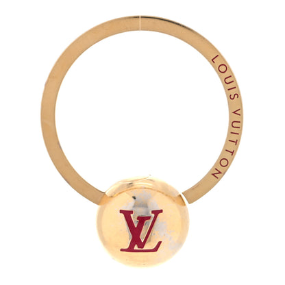 Louis Vuitton Sphere Key Ring Gold 1 of 5