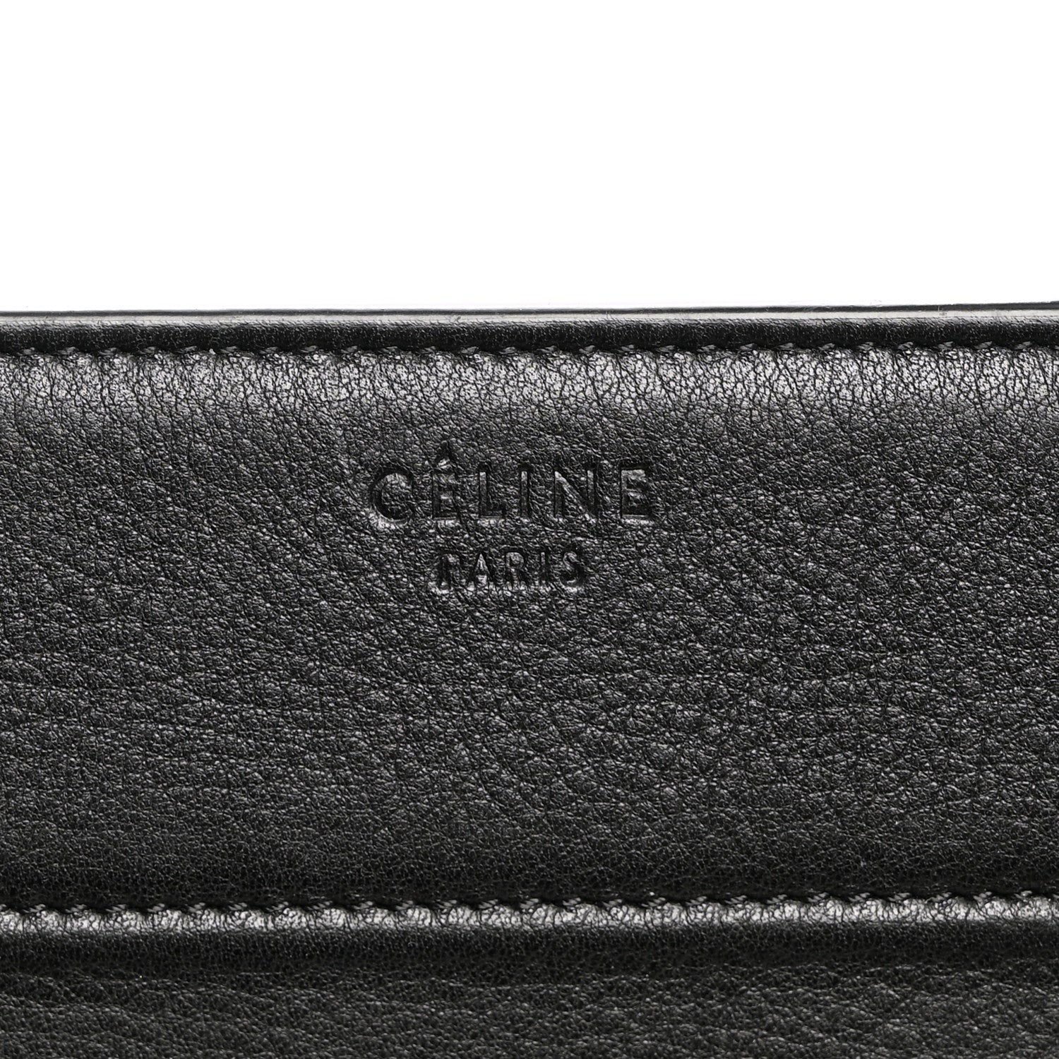 Celine Supple Calfskin Medium Phantom Luggage Black 7 of 11