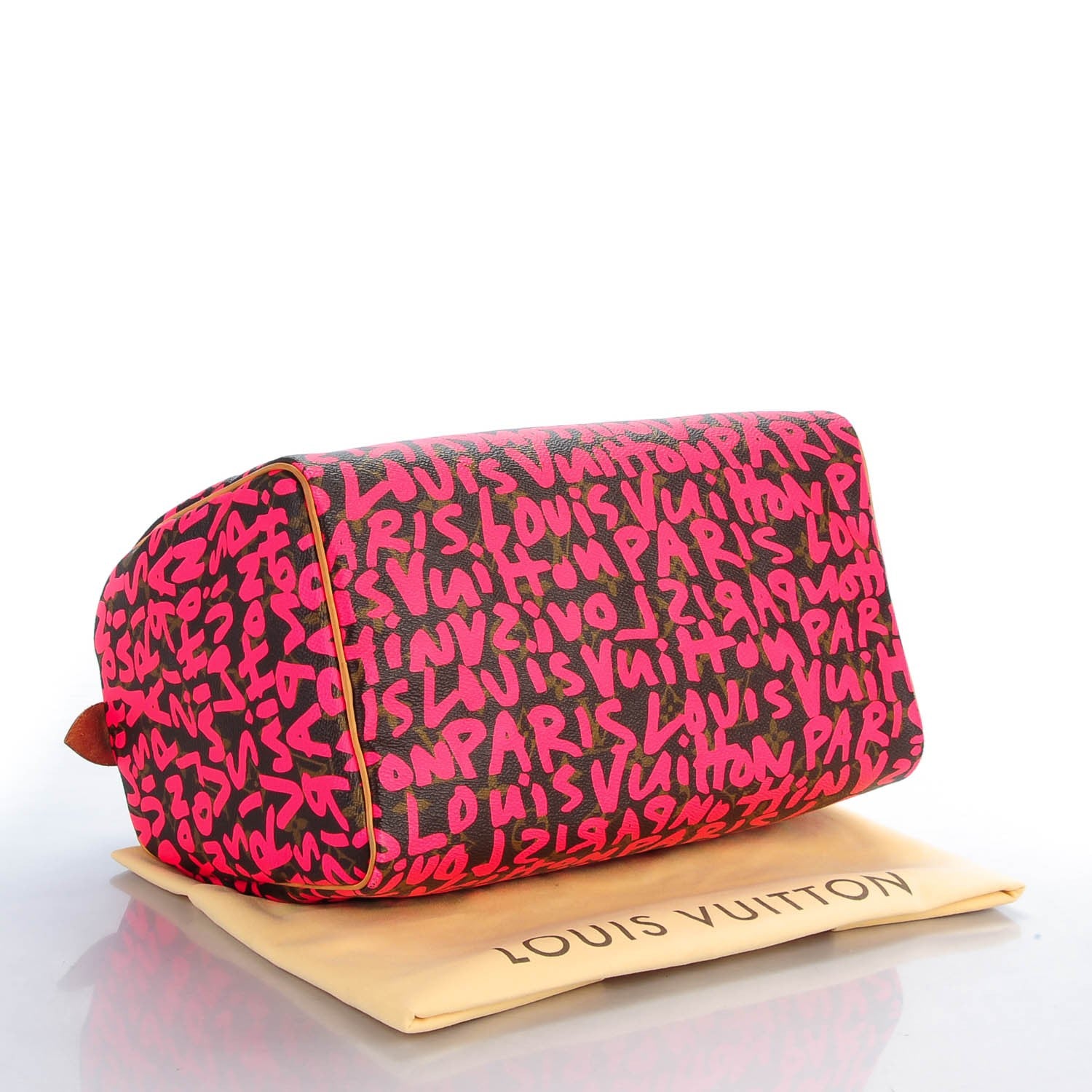 Louis Vuitton Monogram Graffiti Speedy 30 Fuchsia 4 of 8