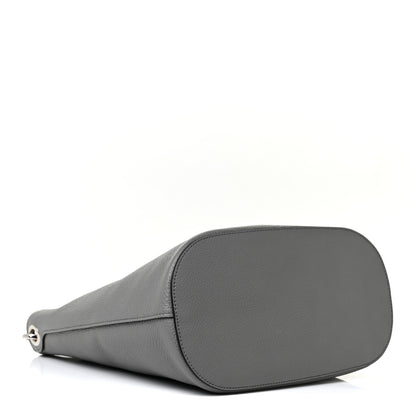 Prada Vitello Phenix Logo Hobo Ardesia 4 of 9