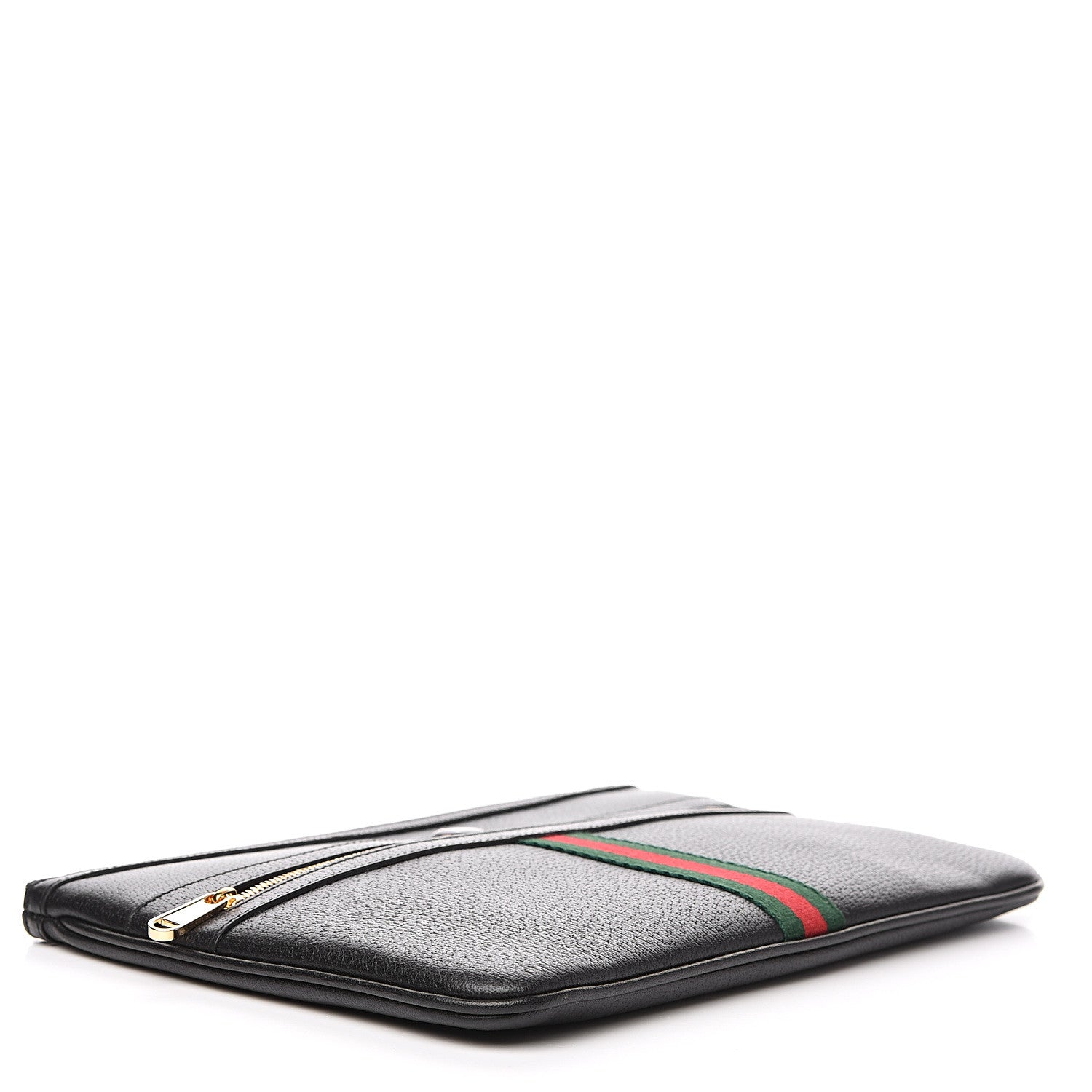Gucci Calfskin Large Ophidia Pouch Clutch Black 3 of 7