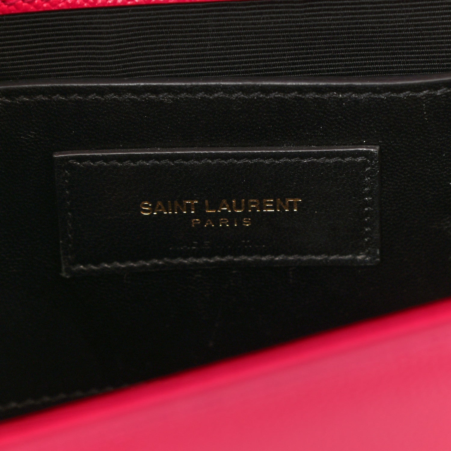 Saint Laurent Grain De Poudre Medium Monogram Kate Satchel Lipstick Fuchsia 5 of 9