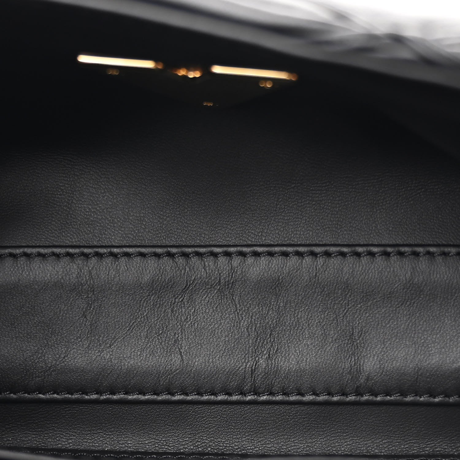 Louis Vuitton Lambskin Malletage Top Handle GO-14 MM Black 6 of 12