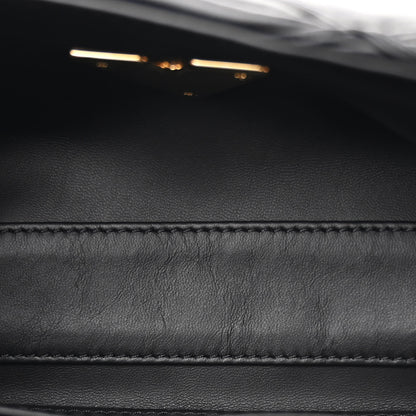 Louis Vuitton Lambskin Malletage Top Handle GO-14 MM Black 6 of 12