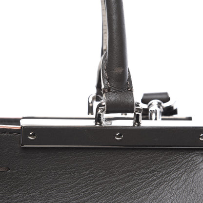 Fendi Vitello Dolce Century Petite 3Jours Tote Carbone 13 of 13