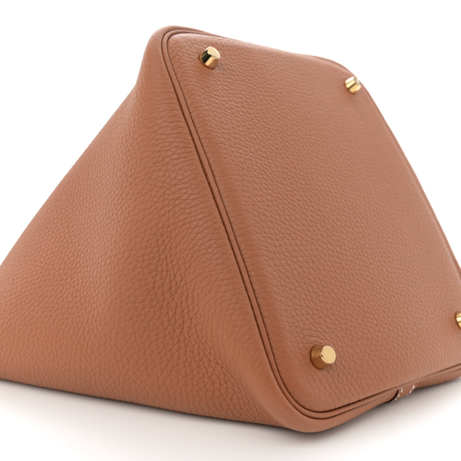 Hermes Taurillon Clemence Picotin Lock 22 MM Gold 9 of 11