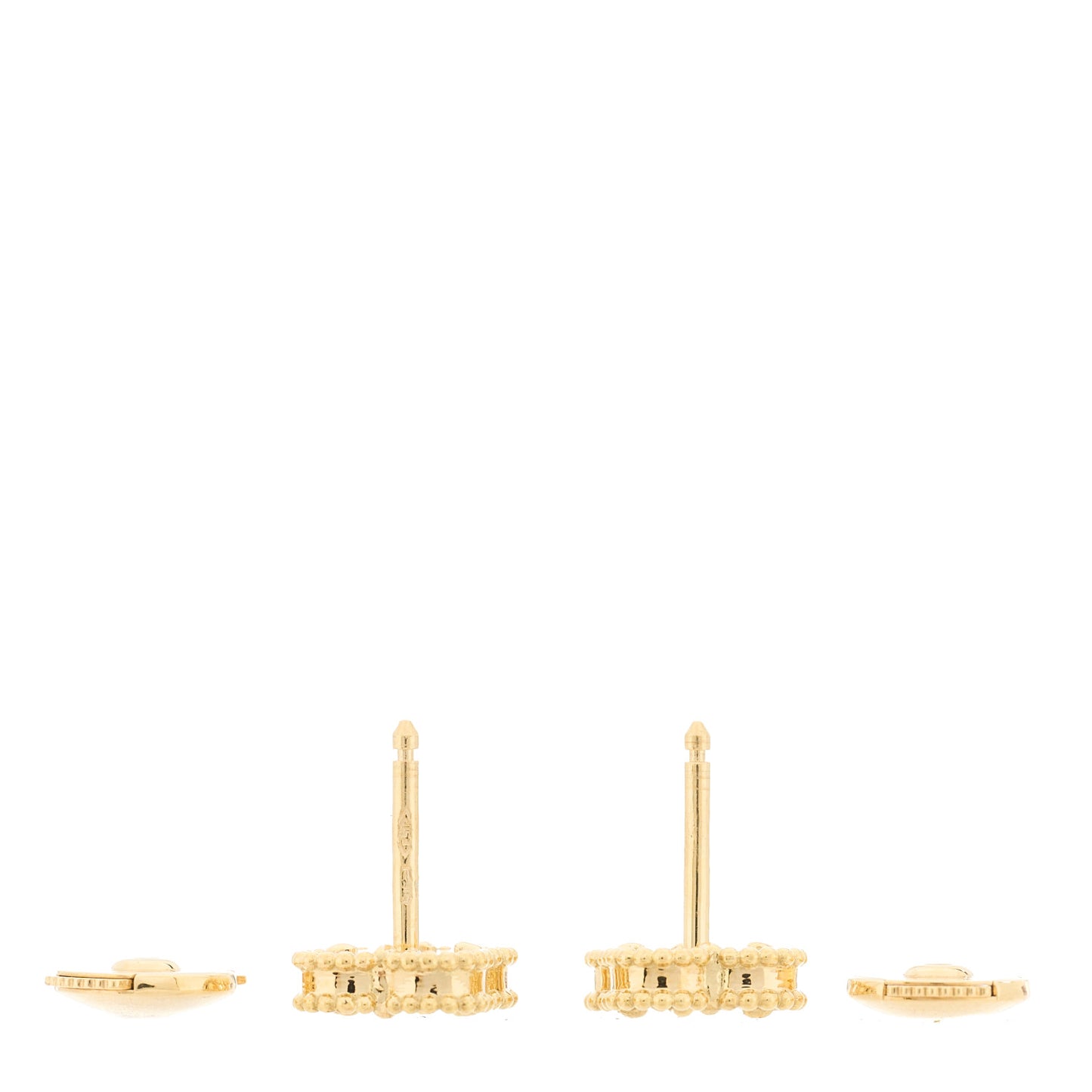 18K Yellow Gold Mother of Pearl Sweet Alhambra Earrings
