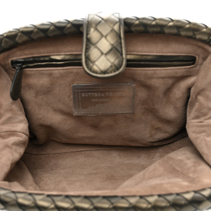 Bottega Veneta Nappa Intrecciato The Lauren 1980 Clutch Platinum 5 of 6