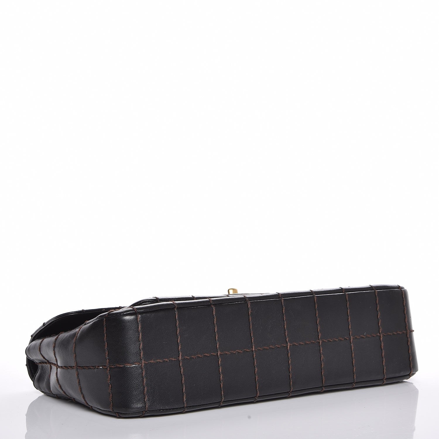 Chanel Lambskin Square Double Stitch Flap Black 4 of 7