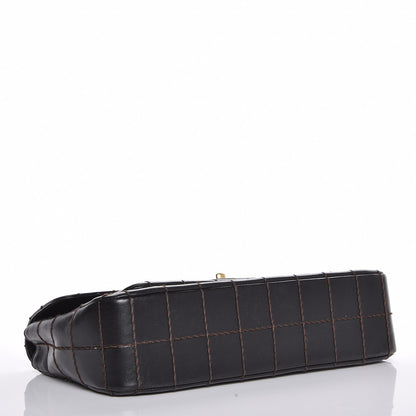 Chanel Lambskin Square Double Stitch Flap Black 4 of 7