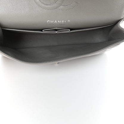 Chanel Lambskin Quilted Medium Double Flap Grey 4 of 6