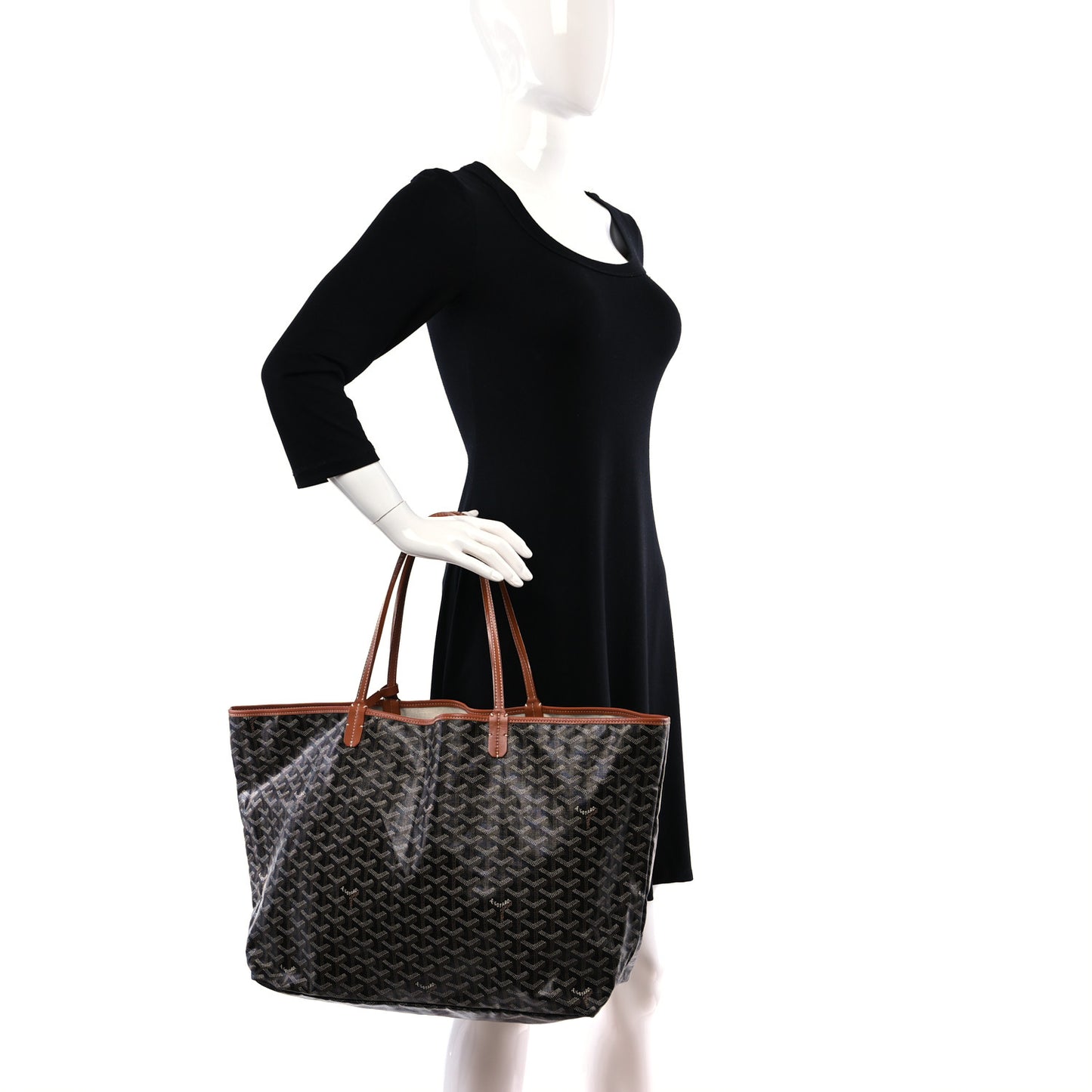 Goyardine Saint Louis GM Black Gold