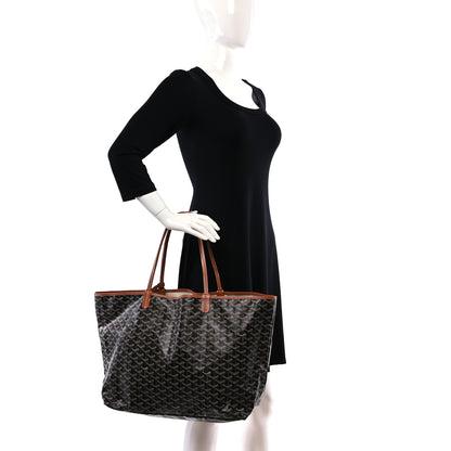 Goyard Goyardine Saint Louis GM Black Gold 2 of 11