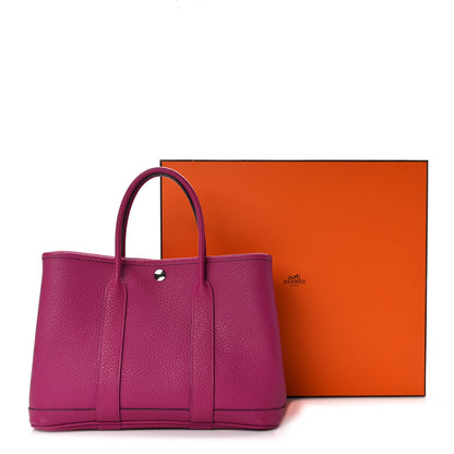 Hermes Vache Country Garden Party 30 TPM Rose Pourpre 16 of 16