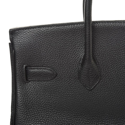 Hermes Togo HAC Birkin 32 Black 9 of 35
