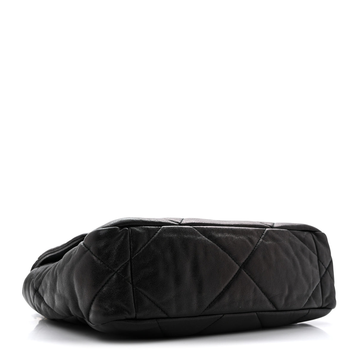 Lambskin Quilted Medium Chanel 19 Flap Black