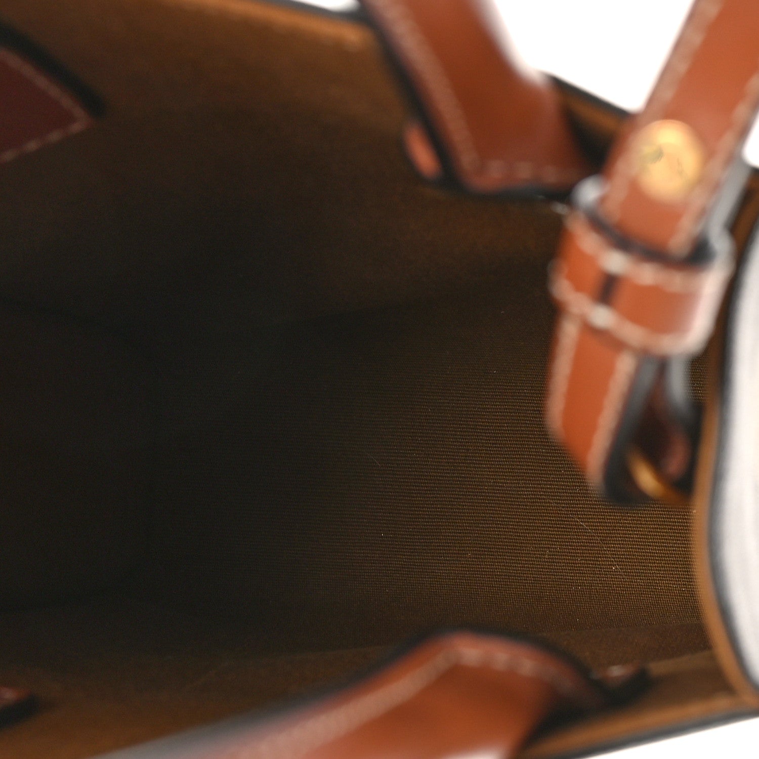 Celine Canvas Calfskin Mini Vertical Cabas Khaki 7 of 7