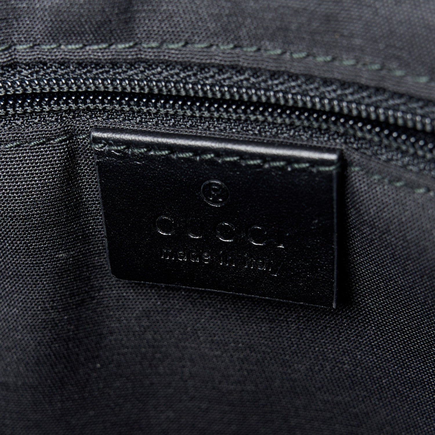 Gucci GG Monogram Web Flat Messenger Bag Black 6 of 11