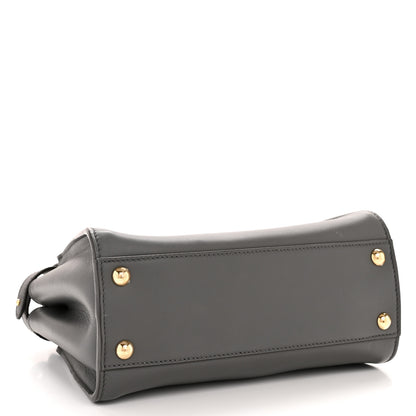 Fendi Nappa Mini Peekaboo Iconic Satchel Anthracite 4 of 11