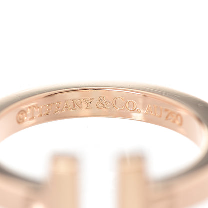 Tiffany 18K Rose Gold T Square Ring 49 4.75 4 of 4
