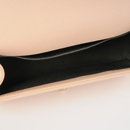 Chanel Caviar Quilted Medium Boy Flap Light Beige 6 of 9