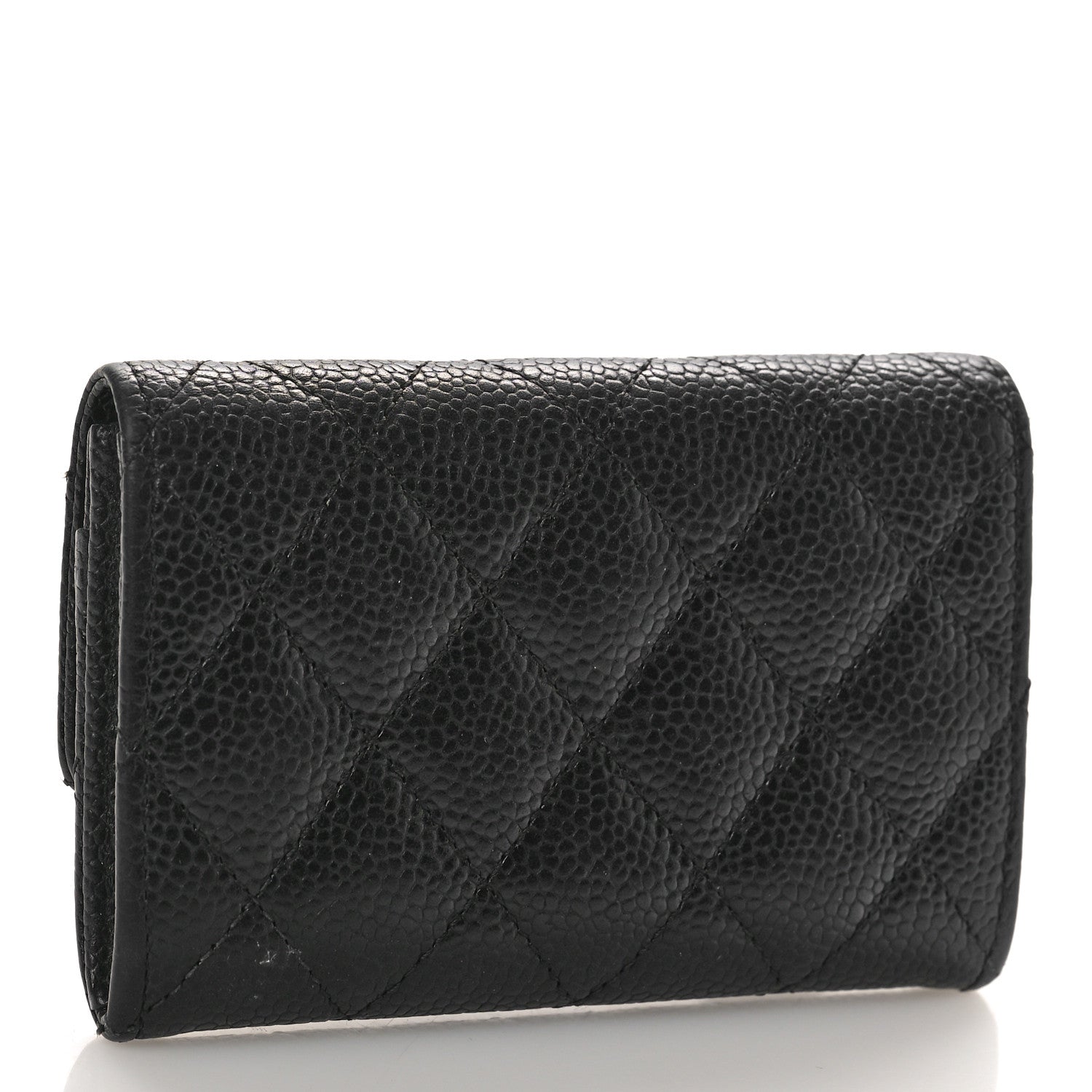 Chanel Caviar Quilted Flap Card Holder Black 3 of 7