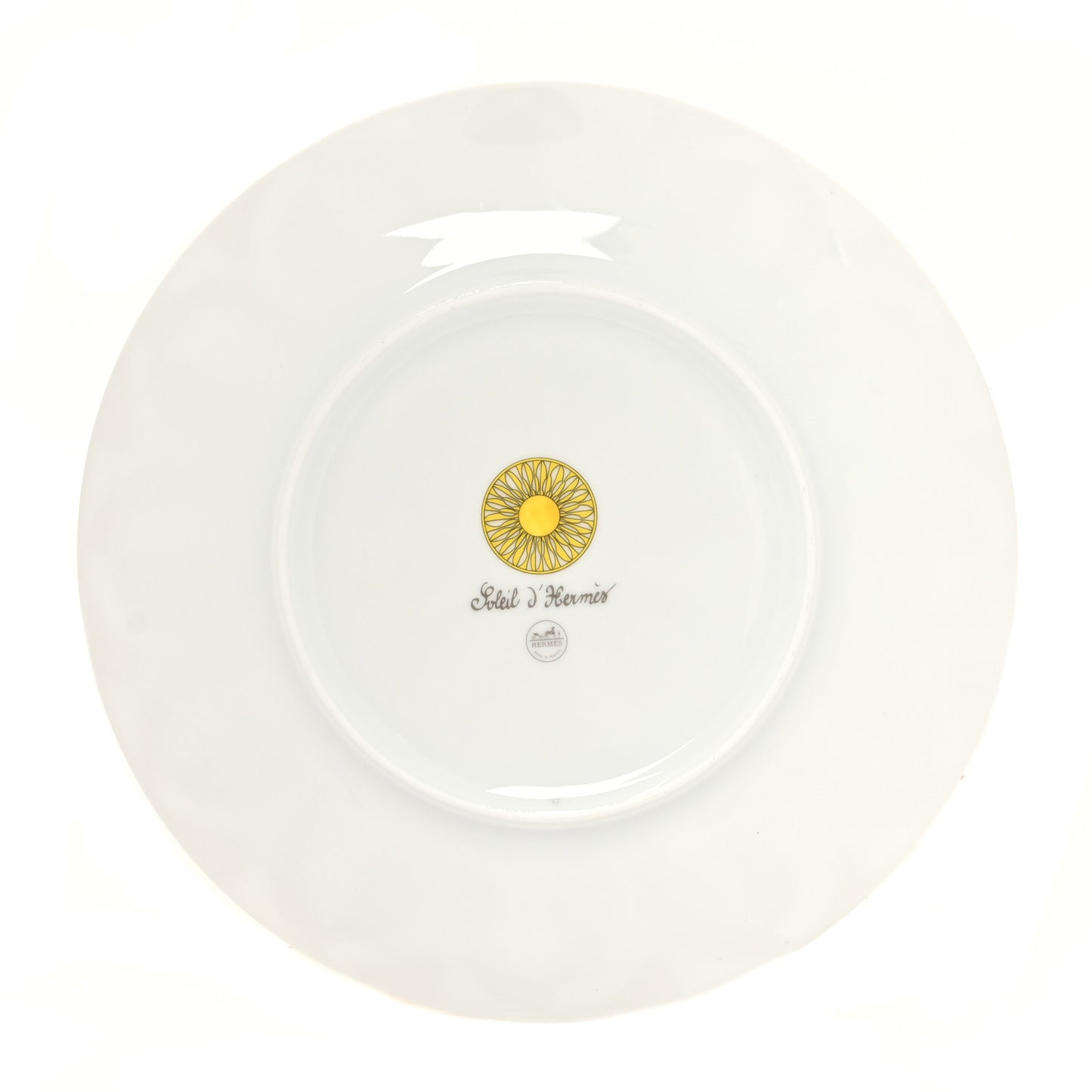 Porcelain Soleil d'Hermes Plate