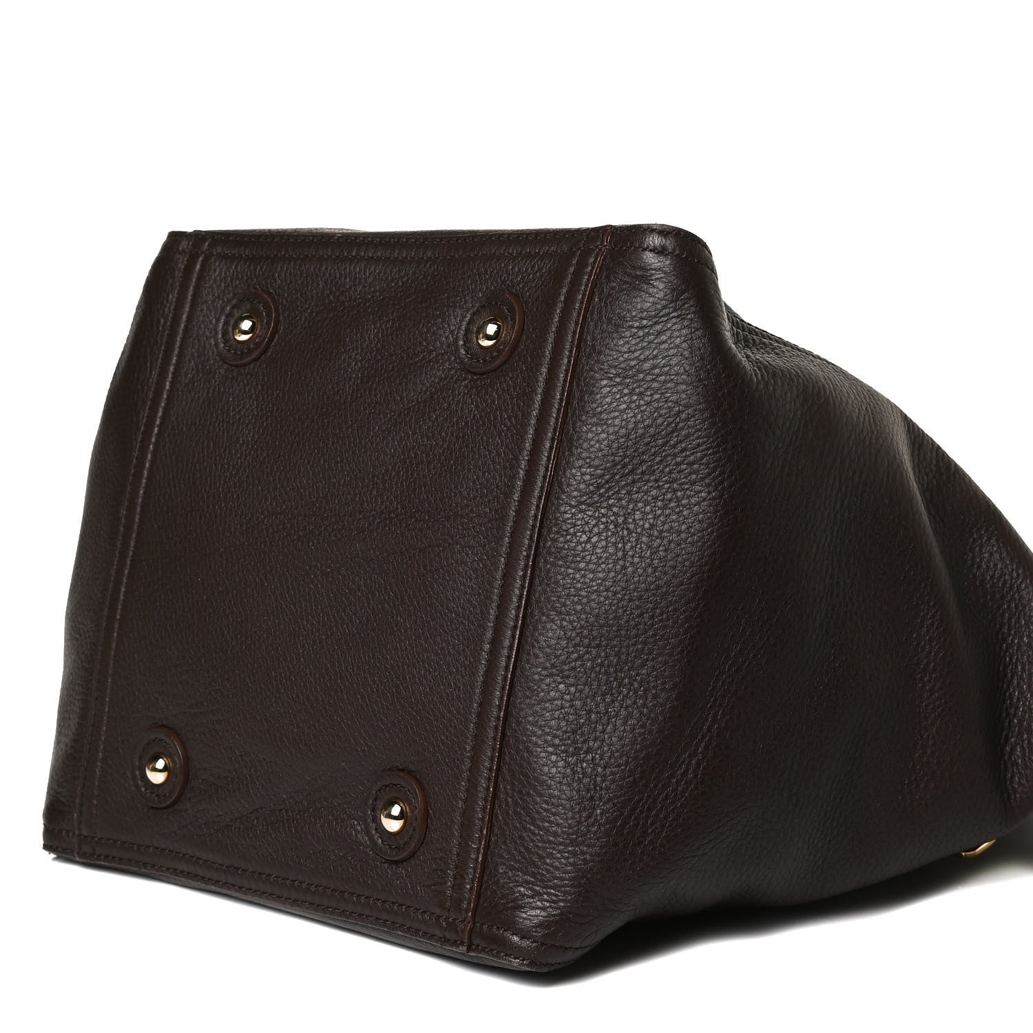 Saint Laurent Calfskin XL Downtown Tote Brown 9 of 19