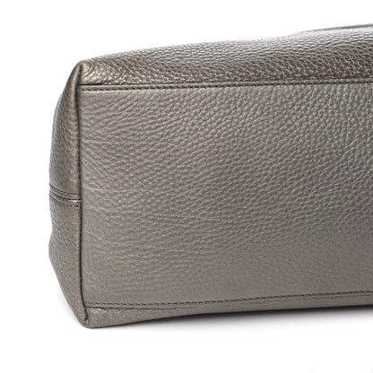 Gucci Metallic Pebbled Calfskin Medium Soho Chain Shoulder Bag Sasso 8 of 10