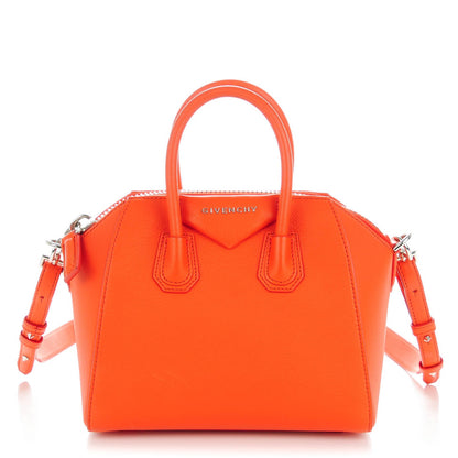 Givenchy Sugar Goatskin Mini Antigona Burnt Orange 1 of 10