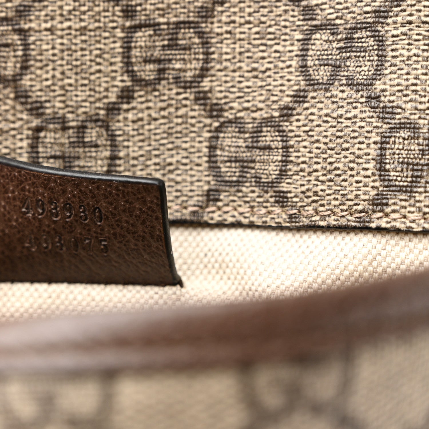 Gucci GG Supreme Monogram Neo Vintage Web Belt Bag Brown 7 of 11