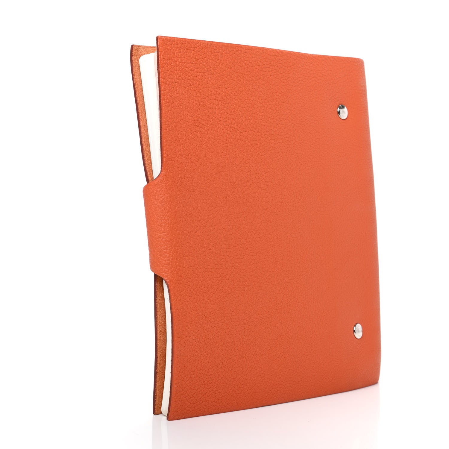 Hermes Togo Ulysse MM Notebook Cover Orange 3 of 7