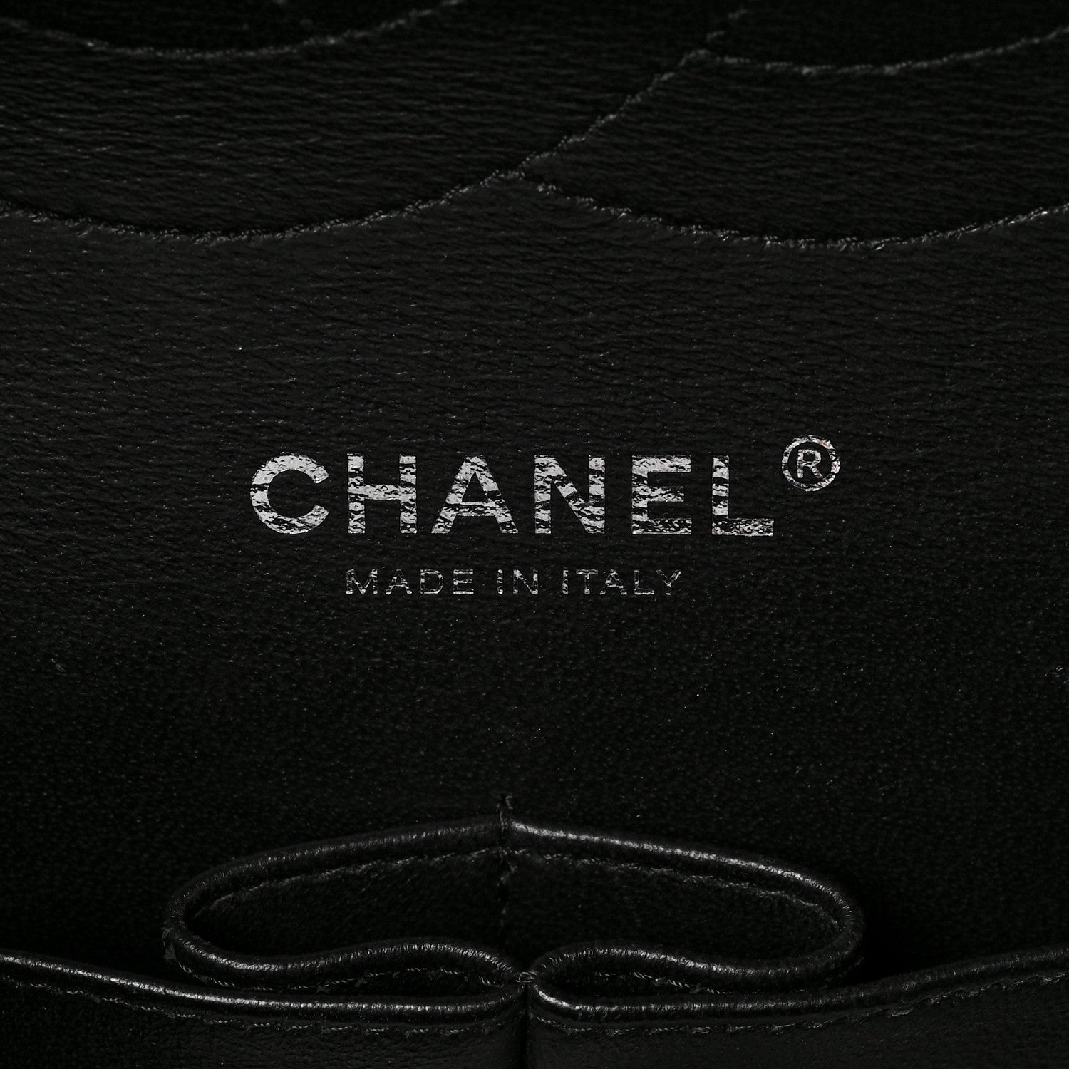 Chanel Crumpled Calfskin Quilted Jumbo Double Flap So Black 6 of 9