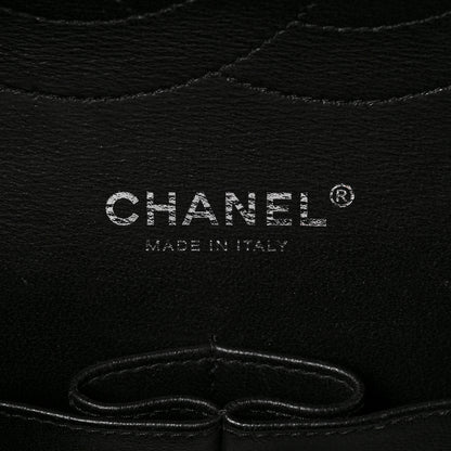 Chanel Crumpled Calfskin Quilted Jumbo Double Flap So Black 6 of 9