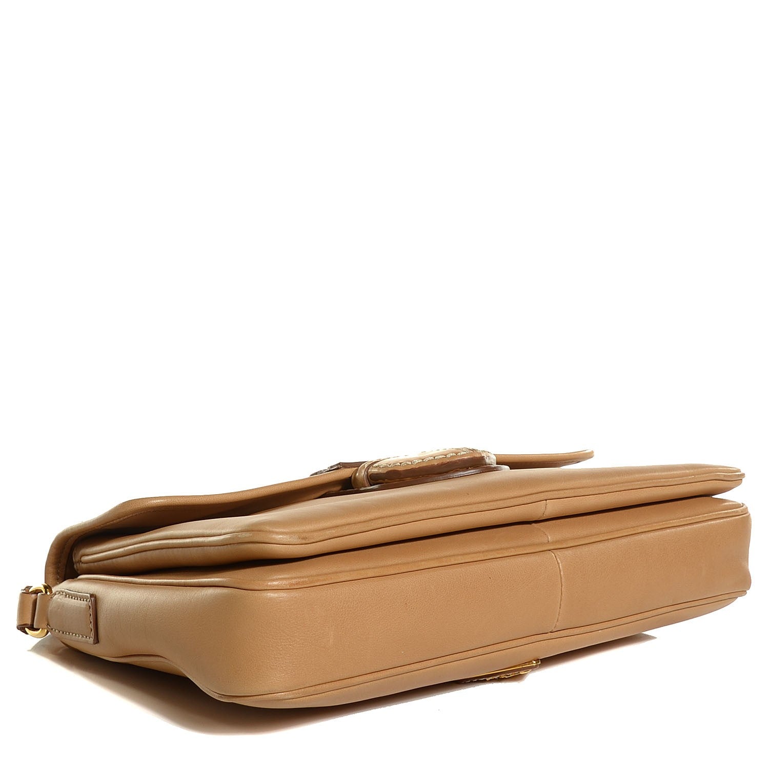 Prada Soft Calf Shoulder Bag Naturale 4 of 12