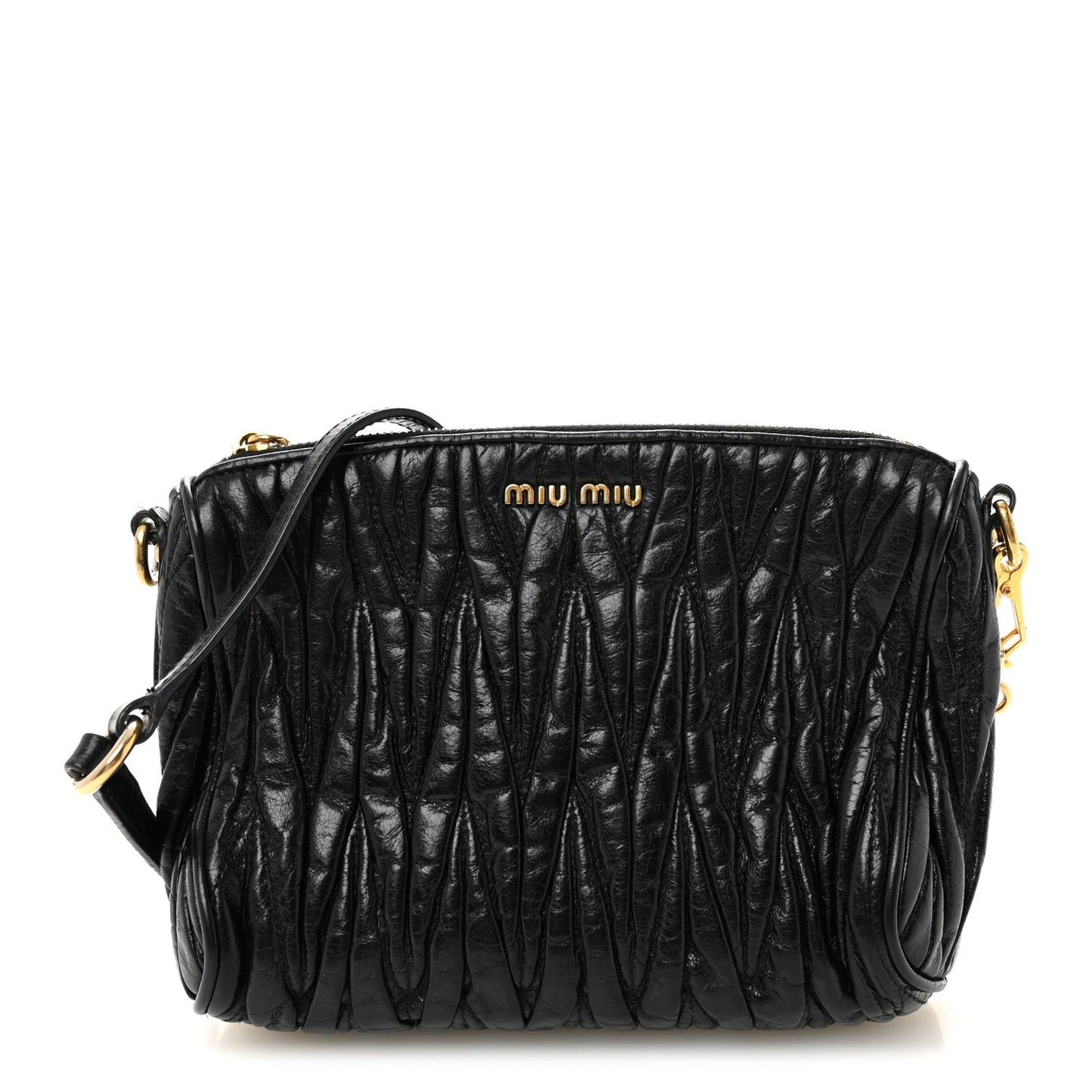 Nappa Matelasse Lux Shoulder Bag Black