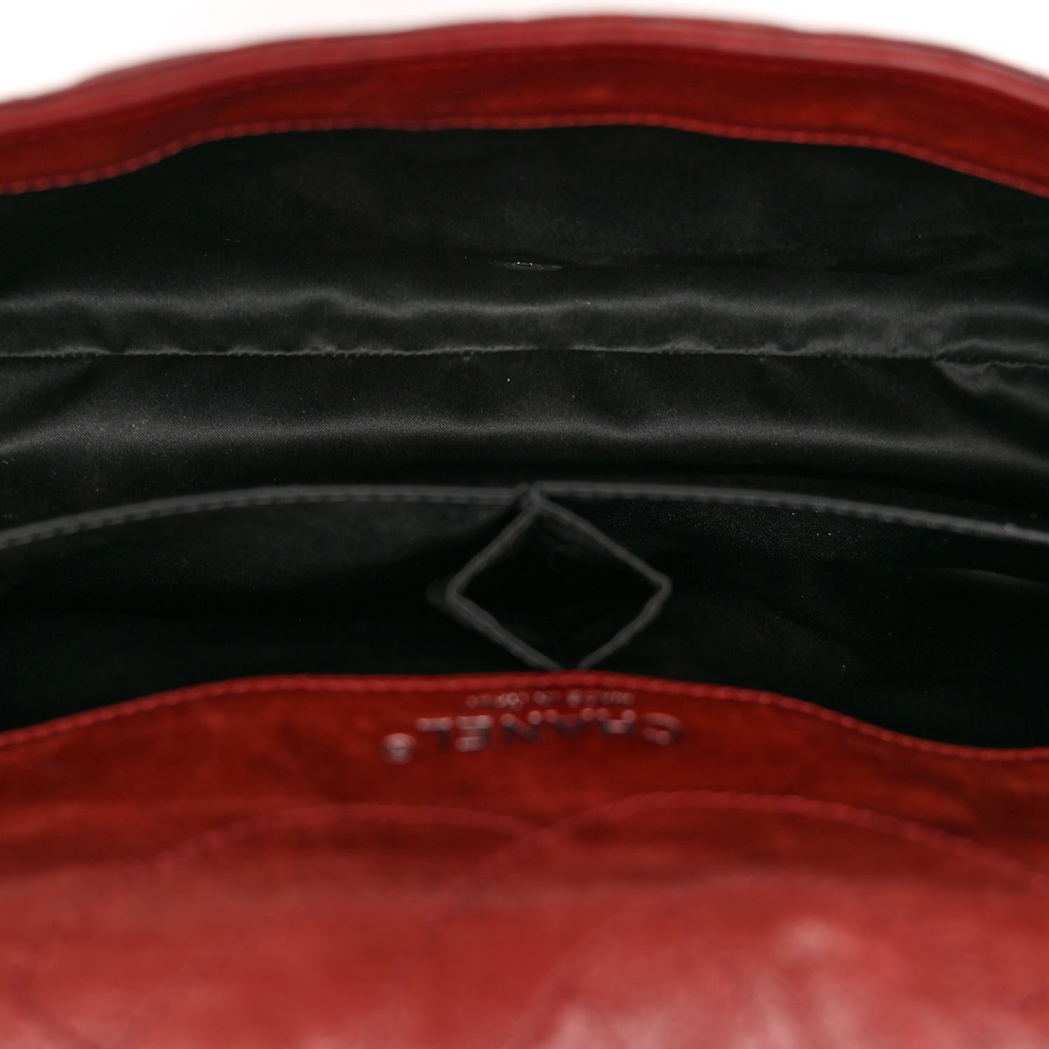 Chanel Calfskin Embossed Large Lucky Symbols Flap Rouge 5 of 13