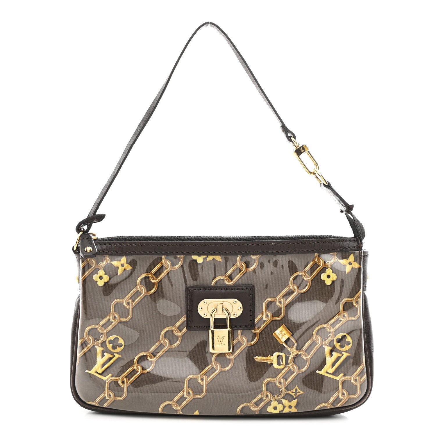 Louis Vuitton Monogram Charms Pochette Accessories Brown 1 of 10
