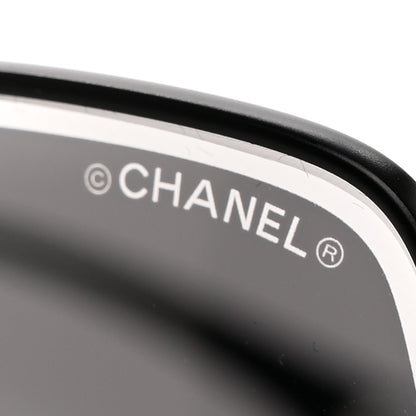 Chanel Metal Butterfly Removable Pearl Chain Sunglasses 4262 Black 7 of 8