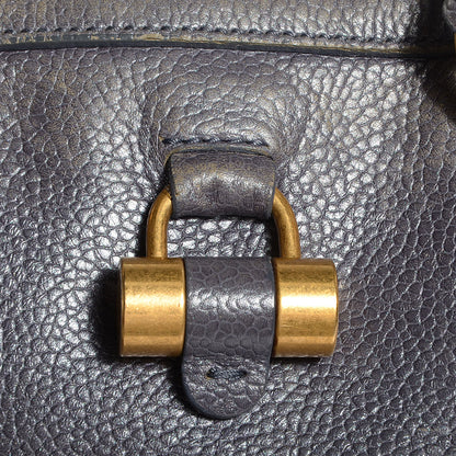 Saint Laurent Leather Large Muse Gray 3 of 11