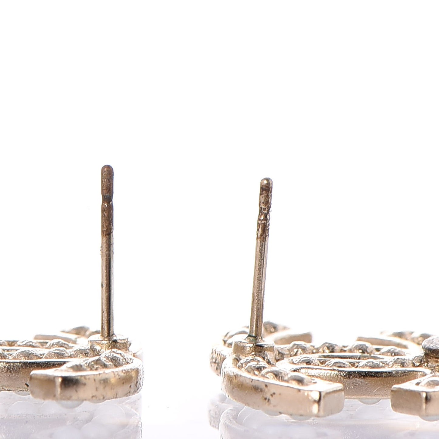 Pearl CC Earrings Light Gold