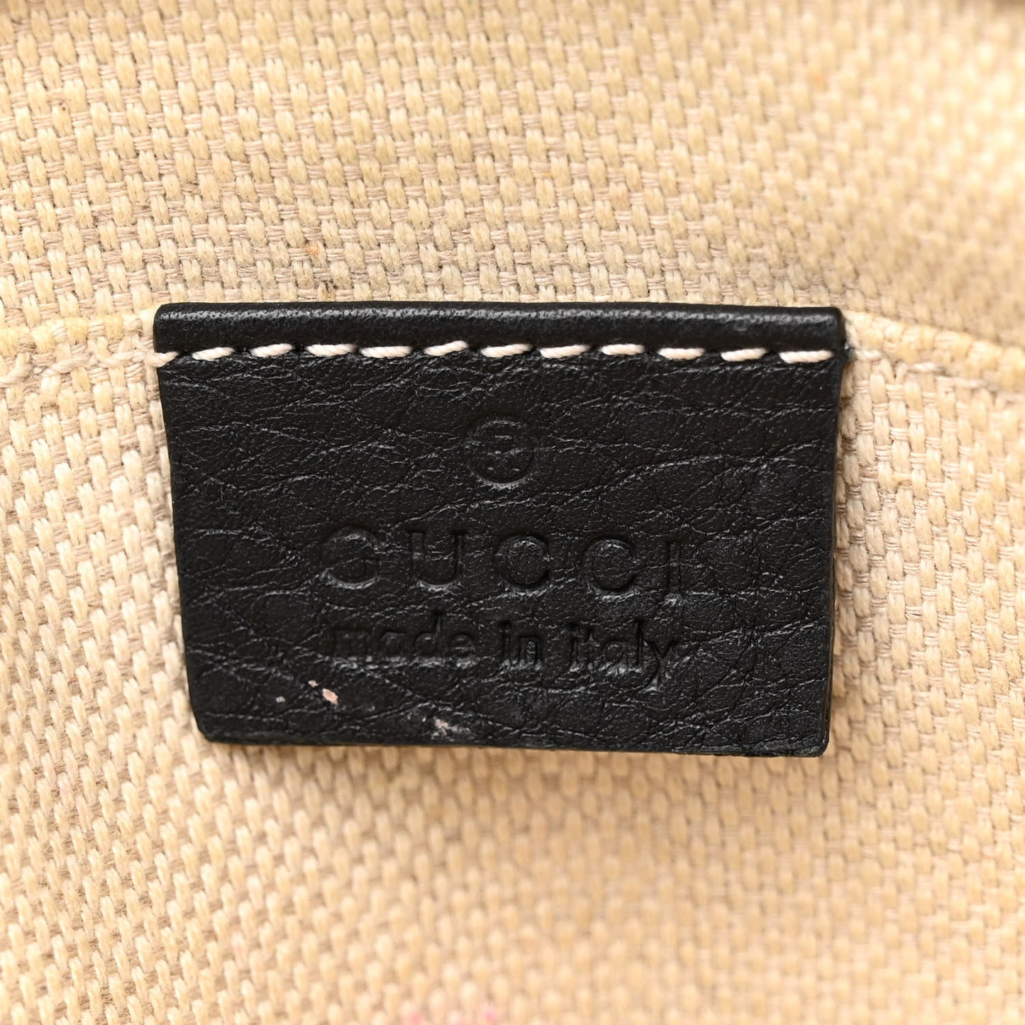 Pebbled Calfskin Small Soho Disco Bag Black