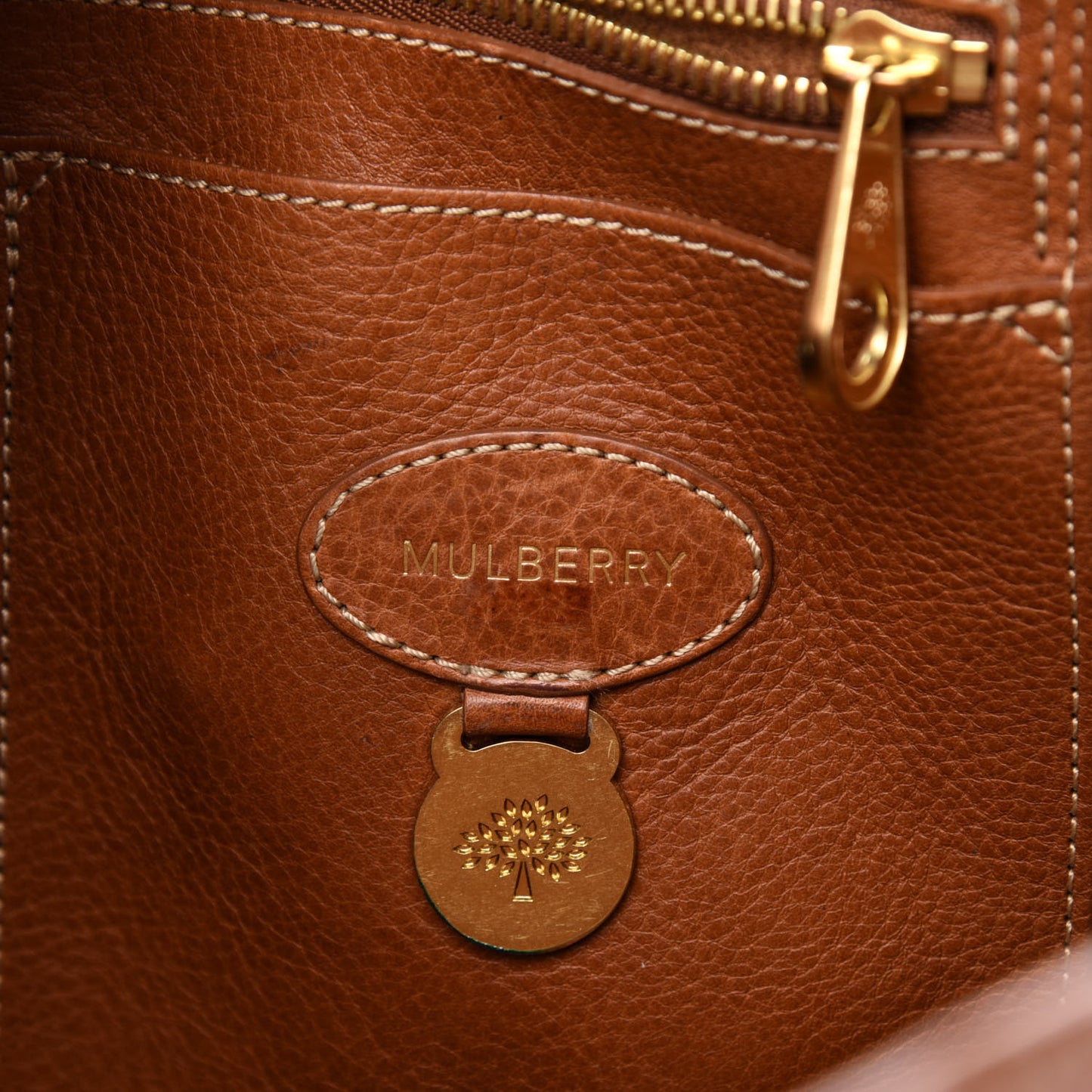 Natural Leather Bayswater Oak
