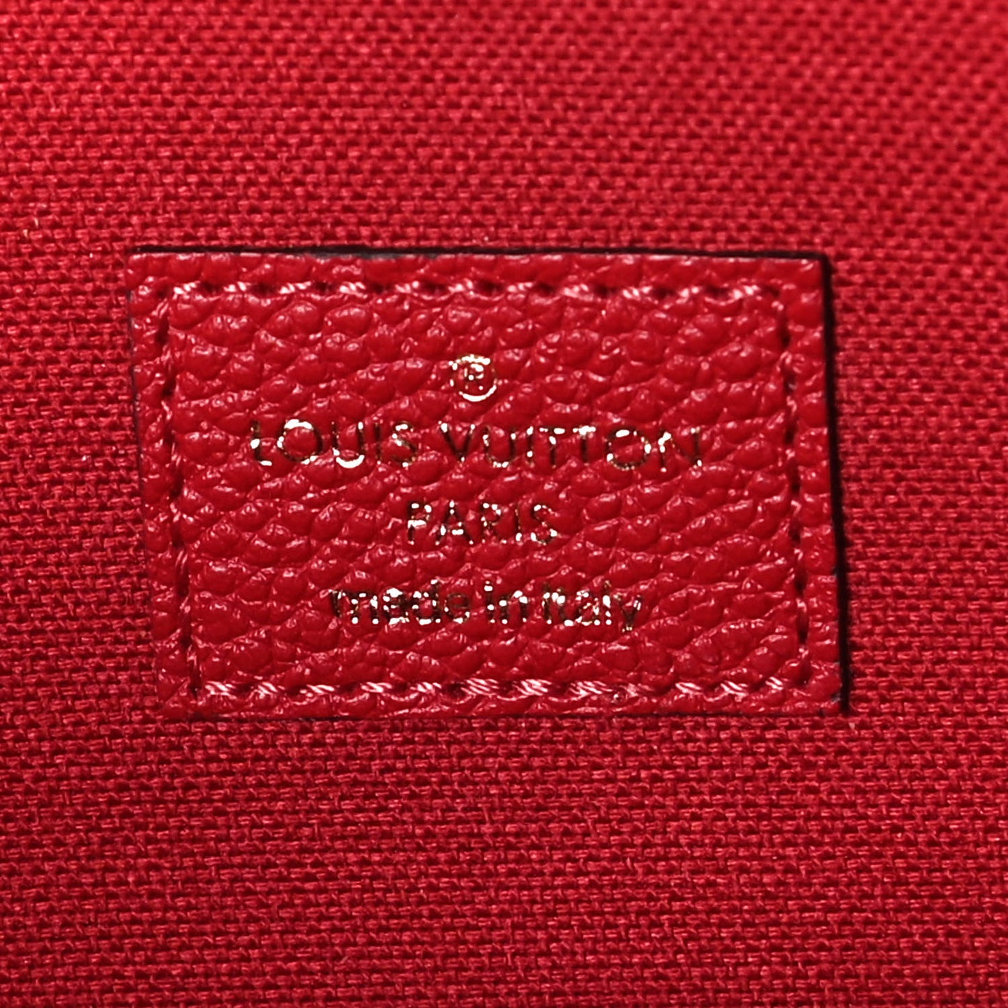 Empreinte Pochette Felicie Chain Wallet Scarlet