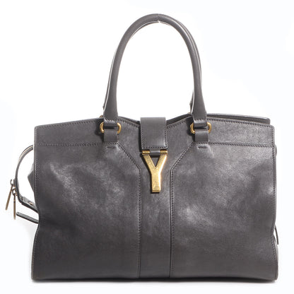 Saint Laurent Sheepskin Medium Cabas ChYc Light Seppia 1 of 10